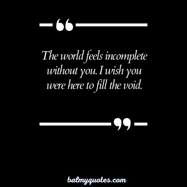 WISH YOU WERE HERE QUOTES 8