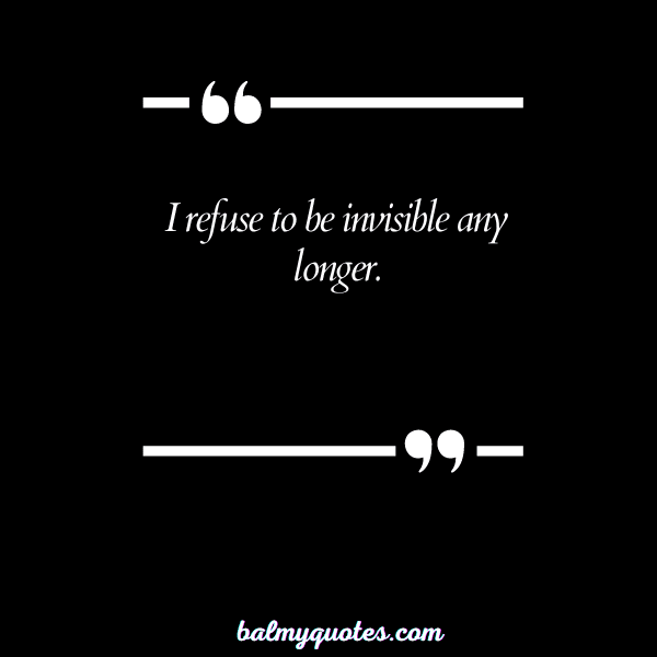 feeling invisible in relationship - 29