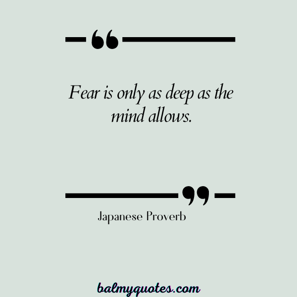 _FEAR OF COMMITMENT QUOTES - Japanese Proverb