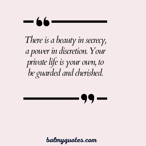 PRIVATE LIFE QUOTE 3