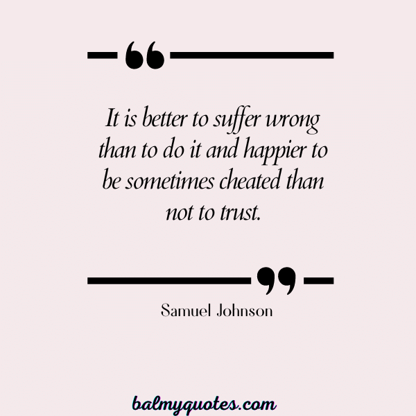 quotes on being accused of something you didn't do - Samuel Johnson