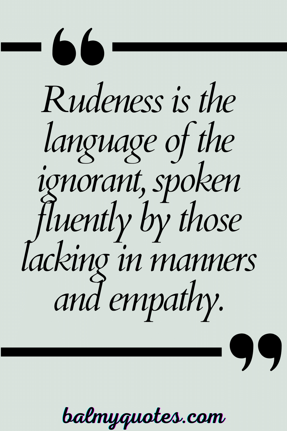 RUDE PEOPLE QUOTES 2