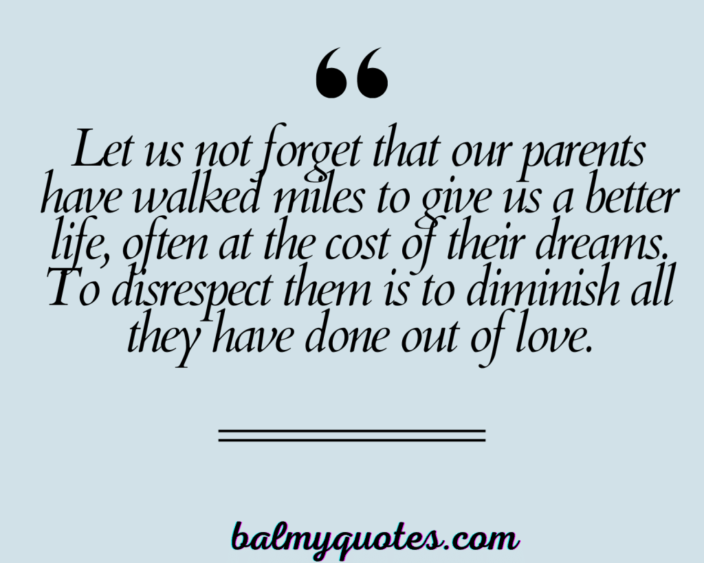 quotes on respecting your parents