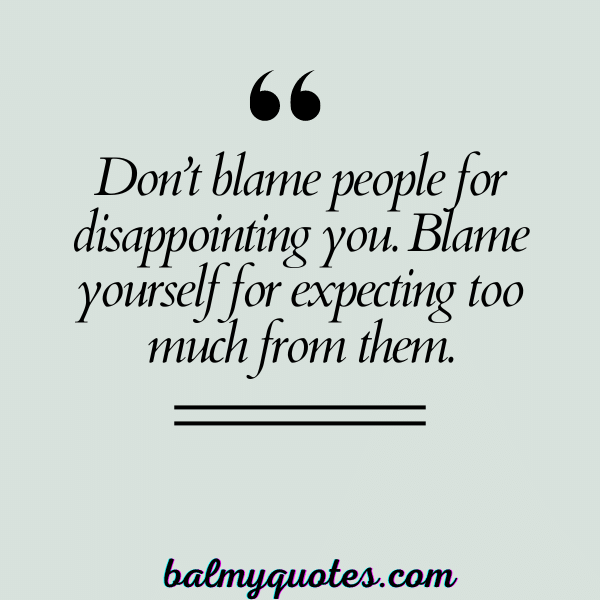 expectation quote