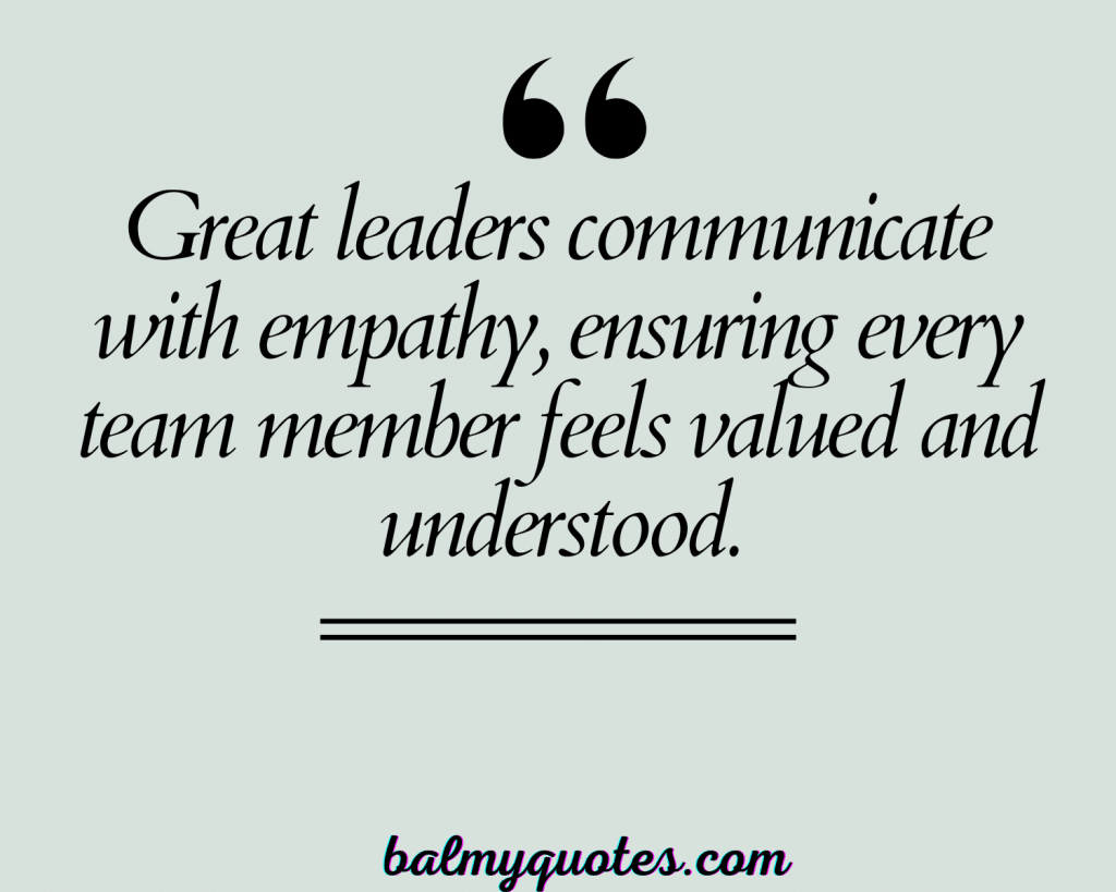 LEADERSHIP COMMUNICATION QUOTES 1