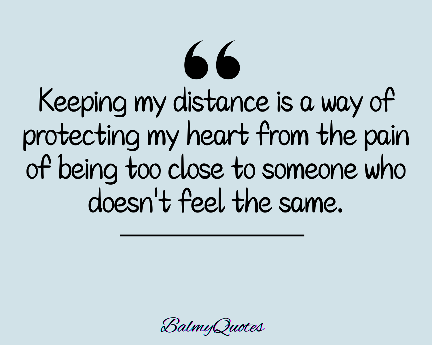 keeping distance quote 1