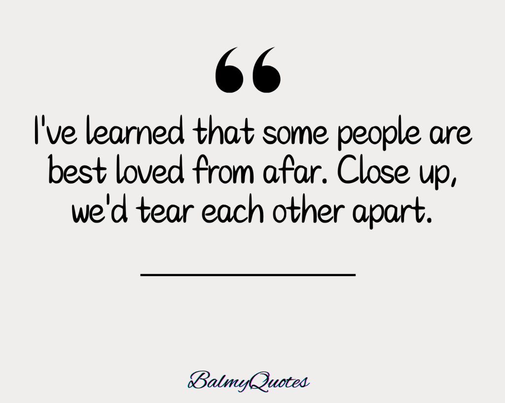 keeping distance quote 3