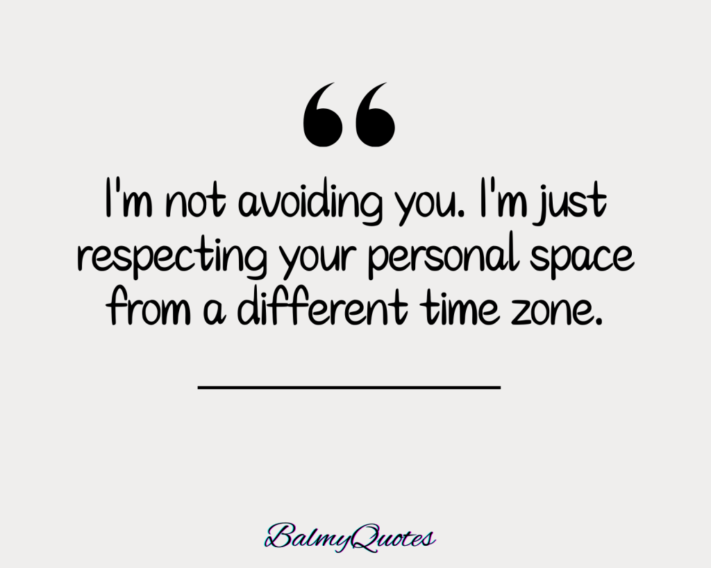 keeping distance quote 5