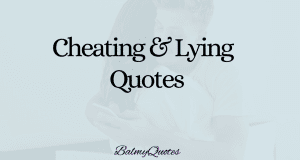 cheating and lying quotes