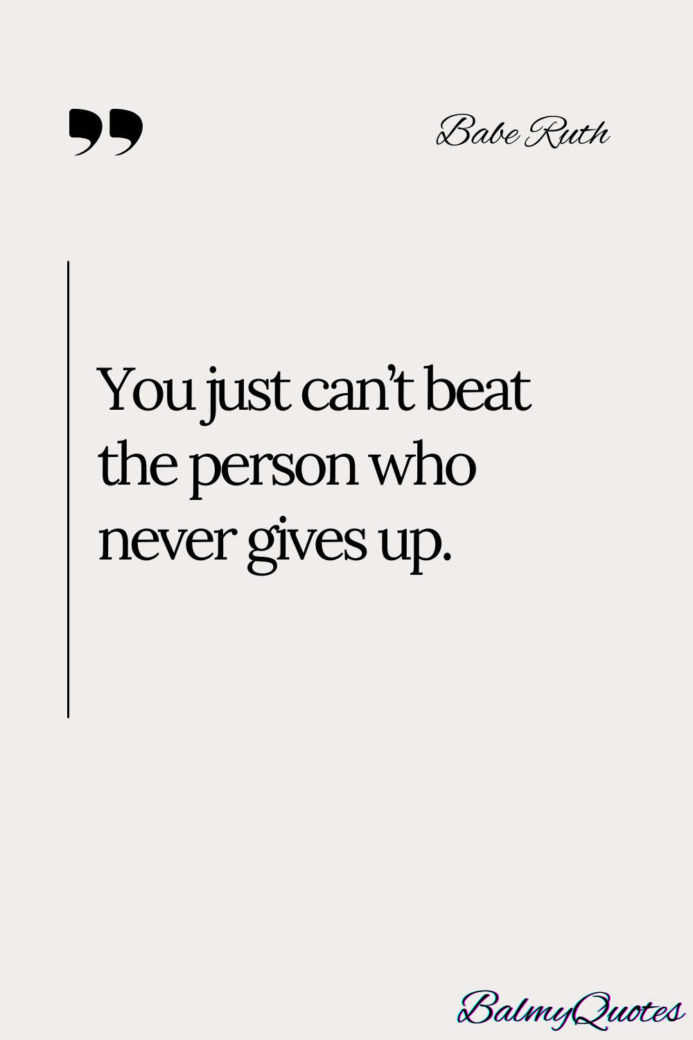 FAILING IS NOT AN OPTION QUOTE - BABE RUTH