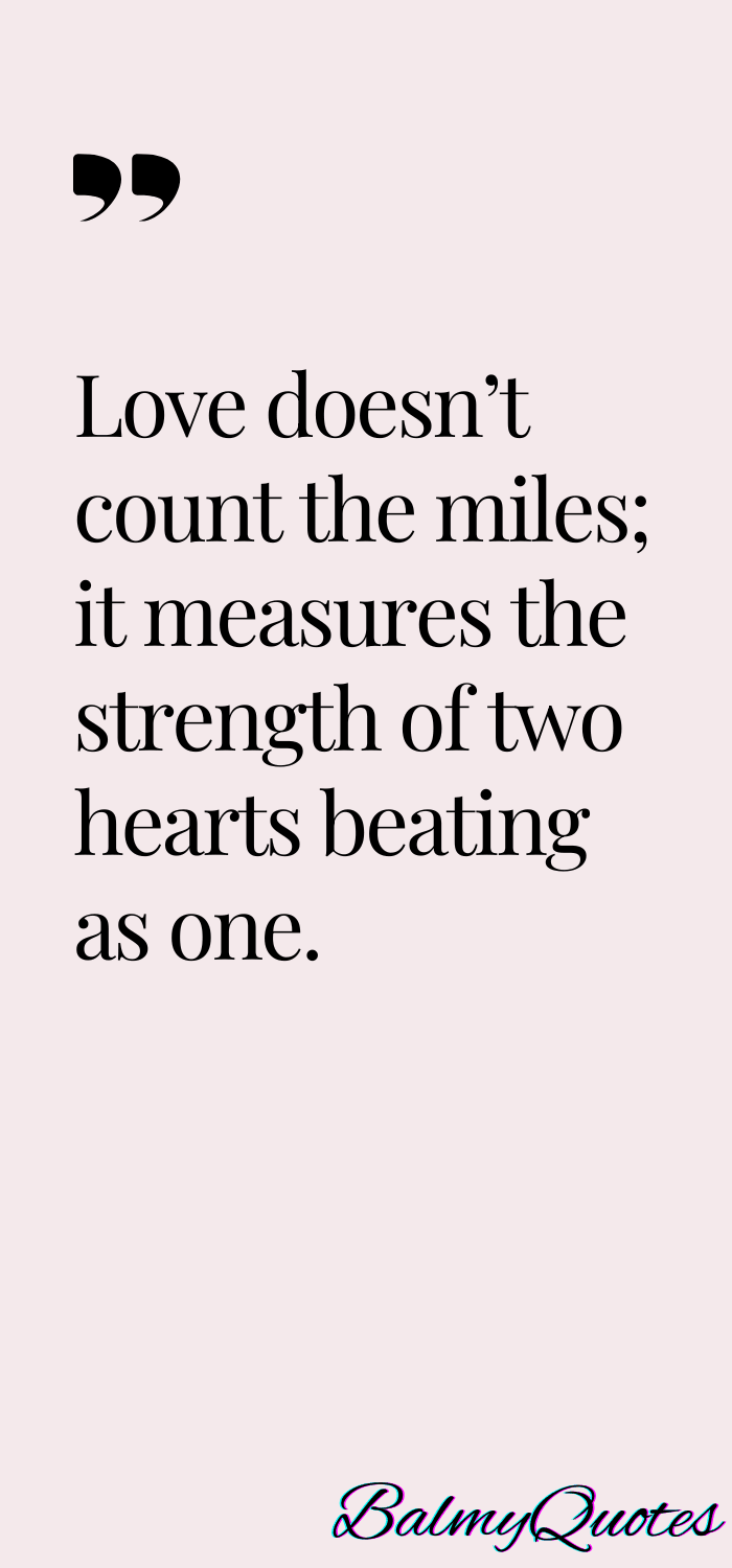 LONG DISTANCE LOVE QUOTES