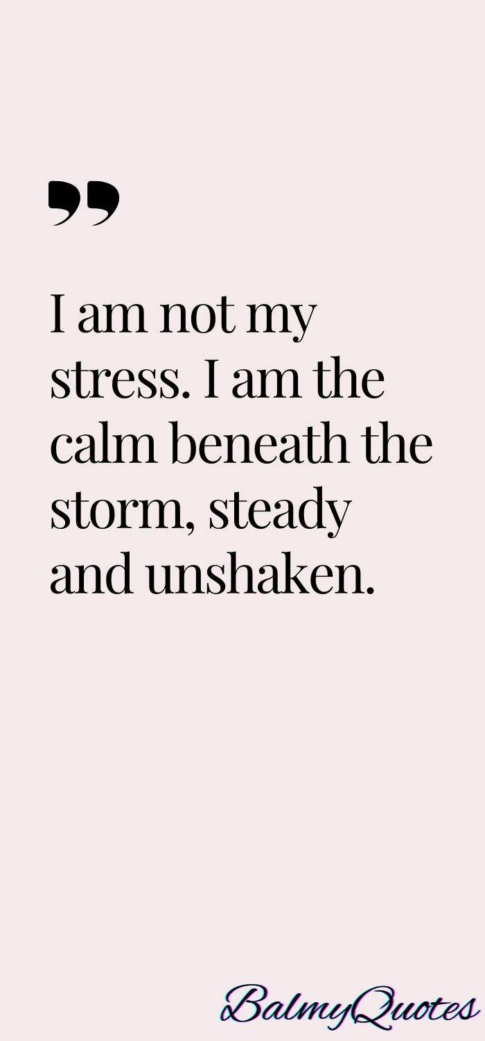 affirmations when feeling stressed