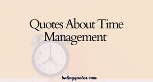 quotes about time management