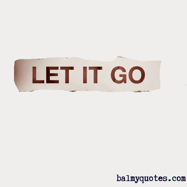 LET IT GO